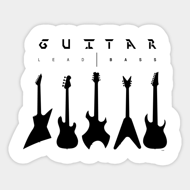 Guitarist Guitar Lead Bass Rock Festival Sticker by shirtontour